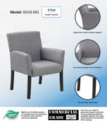 Boss Contemporary Guest Chair, B659-MG